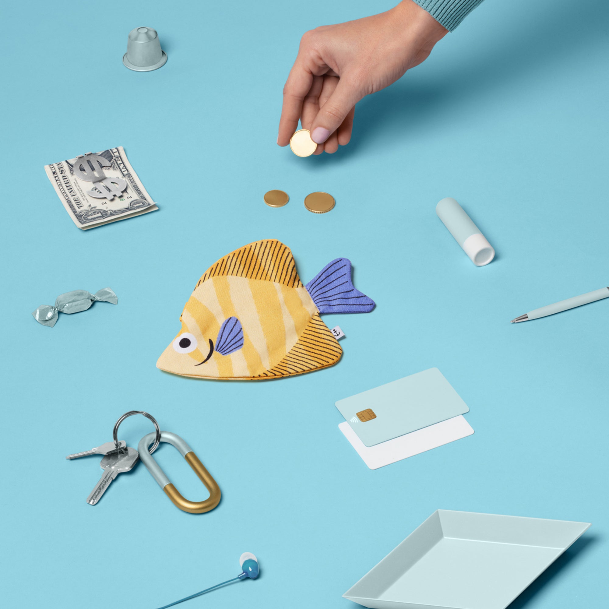 Moonyfish - Yellow (purse)